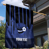 New Zealand Auckland Football Custom Garden Flag Go City of Sails Est 2025 LT14 - Polynesian Pride