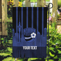 New Zealand Auckland Football Custom Garden Flag Go City of Sails Est 2025 LT14 Garden Flag Black - Polynesian Pride