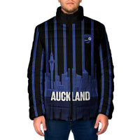 New Zealand Auckland Football Custom Padded Jacket Go City of Sails Est 2025