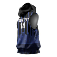 New Zealand Auckland Football Custom Sleeveless Hoodie Go City of Sails Est 2025 LT14 - Polynesian Pride