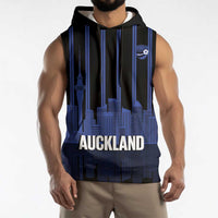 New Zealand Auckland Football Custom Sleeveless Hoodie Go City of Sails Est 2025 LT14 - Polynesian Pride