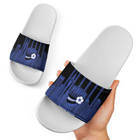 New Zealand Auckland Football Custom Slide Sandals Go City of Sails Est 2025 LT14 - Polynesian Pride
