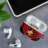 Hekari Papua New Guinea Football Custom AirPods Case Go PNG Red Army LT14 - Polynesian Pride