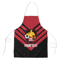 Hekari Papua New Guinea Football Custom Apron Go PNG Red Army