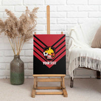 Hekari Papua New Guinea Football Custom Canvas Wall Art Go PNG Red Army LT14 - Polynesian Pride