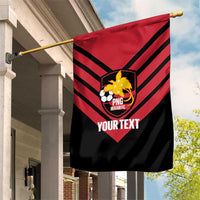Hekari Papua New Guinea Football Custom Garden Flag Go PNG Red Army LT14 House Flag Red - Polynesian Pride