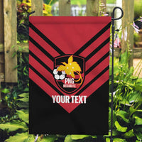 Hekari Papua New Guinea Football Custom Garden Flag Go PNG Red Army LT14 Garden Flag Red - Polynesian Pride