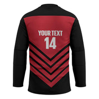 Hekari Papua New Guinea Football Custom Hockey Jersey Go PNG Red Army