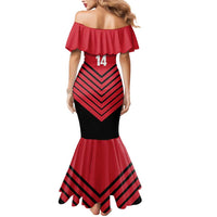Hekari Papua New Guinea Football Custom Mermaid Dress Go PNG Red Army