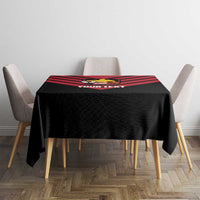Hekari Papua New Guinea Football Custom Tablecloth Go PNG Red Army