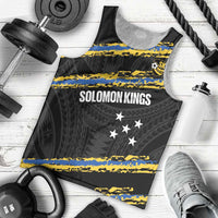 Kings Solomon Islands Football Custom Men Tank Top Come On Solomons Polynesian Grunge Style