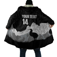 New Zealand South Island Football Custom Cloak Aoraki Mount Cook With Kiwi Maori Pattern