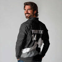 New Zealand South Island Football Custom Long Sleeve Polo Shirt Aoraki Mount Cook With Kiwi Maori Pattern