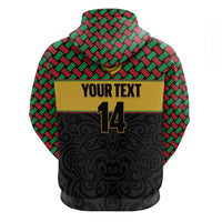 Vanuatu Football Custom Hoodie Go Chiefs Basket-weave Pattern