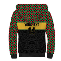 Vanuatu Football Custom Sherpa Hoodie Go Chiefs Basket-weave Pattern