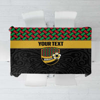 Vanuatu Football Custom Tablecloth Go Chiefs Basket-weave Pattern