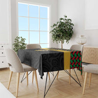 Vanuatu Football Custom Tablecloth Go Chiefs Basket-weave Pattern