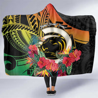 Vanuatu Boar Tusk Yumi Yumi Yumi Hooded Blanket Independens Dei Long God Yumi Stanap