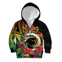 Vanuatu Boar Tusk Yumi Yumi Yumi Kid Hoodie Independens Dei Long God Yumi Stanap