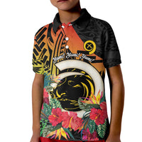 Vanuatu Boar Tusk Yumi Yumi Yumi Kid Polo Shirt Independens Dei Long God Yumi Stanap