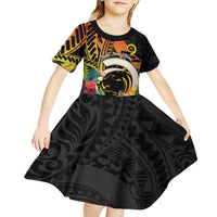 Vanuatu Boar Tusk Yumi Yumi Yumi Kid Short Sleeve Dress Independens Dei Long God Yumi Stanap