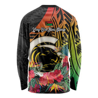 Vanuatu Boar Tusk Yumi Yumi Yumi Long Sleeve Shirt Independens Dei Long God Yumi Stanap