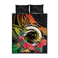 Vanuatu Boar Tusk Yumi Yumi Yumi Quilt Bed Set Independens Dei Long God Yumi Stanap