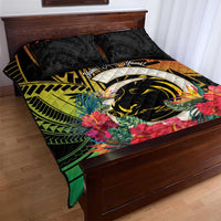 Vanuatu Boar Tusk Yumi Yumi Yumi Quilt Bed Set Independens Dei Long God Yumi Stanap