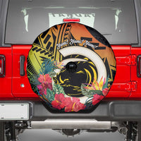 Vanuatu Boar Tusk Yumi Yumi Yumi Spare Tire Cover Independens Dei Long God Yumi Stanap LT14 - Polynesian Pride