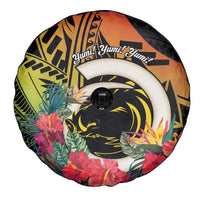 Vanuatu Boar Tusk Yumi Yumi Yumi Spare Tire Cover Independens Dei Long God Yumi Stanap LT14 - Polynesian Pride