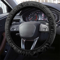 Vanuatu Boar Tusk Yumi Yumi Yumi Steering Wheel Cover Independens Dei Long God Yumi Stanap LT14 - Polynesian Pride