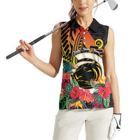 Vanuatu Boar Tusk Yumi Yumi Yumi Women Sleeveless Polo Shirt Independens Dei Long God Yumi Stanap