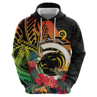 Vanuatu Boar Tusk Yumi Yumi Yumi Zip Hoodie Independens Dei Long God Yumi Stanap