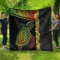 Vanuatu Sand Drawing Turtle Quilt Happy Independence Day
