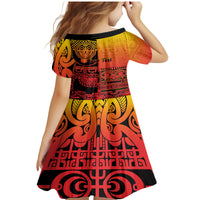 Personalised Ia Ora Na Marquesas Islands Family Matching Mermaid Dress and Hawaiian Shirt Mata Tiki Marquesan Tattoo LT14 - Polynesian Pride