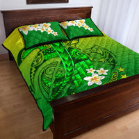 Kia Orana Cook Islands Quilt Bed Set Kuki Airani Tattoo Pattern With Sea Turtle LT14 - Polynesian Pride
