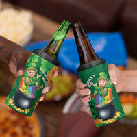 St Patrick's Day Hawaii 4 in 1 Can Cooler Tumbler Hauoli Maoli Funny Shaka Leprechaun LT14 - Polynesian Pride