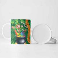 St Patrick's Day Hawaii Ceramic Mug Hauoli Maoli Funny Shaka Leprechaun LT14 - Polynesian Pride