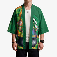 St Patrick's Day Hawaii Kimono Hauoli Maoli Funny Shaka Leprechaun