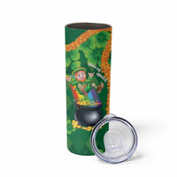 St Patrick's Day Hawaii Skinny Tumbler Hauoli Maoli Funny Shaka Leprechaun
