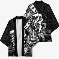 Hafa Adai Guam Discovery Day Kimono Chamorro Latte Stone Hand Black Version