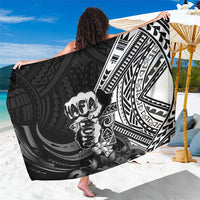 Hafa Adai Guam Discovery Day Sarong Chamorro Latte Stone Hand Black Version