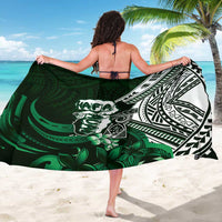 Hafa Adai Guam Discovery Day Sarong Chamorro Latte Stone Hand Green Version