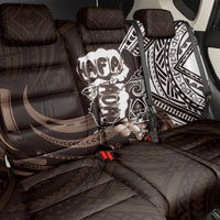 Hafa Adai Guam Discovery Day Back Car Seat Cover Chamorro Latte Stone Hand Brown Version LT14 - Polynesian Pride
