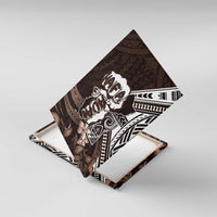 Hafa Adai Guam Discovery Day Canvas Wall Art Chamorro Latte Stone Hand Brown Version