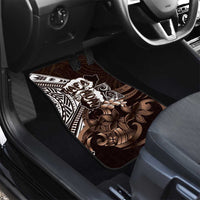 Hafa Adai Guam Discovery Day Car Mats Chamorro Latte Stone Hand Brown Version