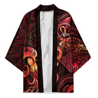 Personalised Polynesia Zodiac Aries Kimono Galaxy Polynesian Pattern Chest Tattoo Style LT14 Unisex Red - Polynesian Pride