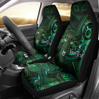 Personalised Polynesia Zodiac Taurus Car Seat Cover Galaxy Polynesian Pattern Chest Tattoo Style