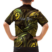 Personalised Polynesia Zodiac Gemini Family Matching Mermaid Dress and Hawaiian Shirt Galaxy Polynesian Pattern Chest Tattoo Style LT14 - Polynesian Pride