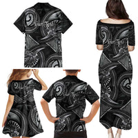 Personalised Polynesia Zodiac Cancer Family Matching Puletasi and Hawaiian Shirt Galaxy Polynesian Pattern Chest Tattoo Style LT14 - Polynesian Pride